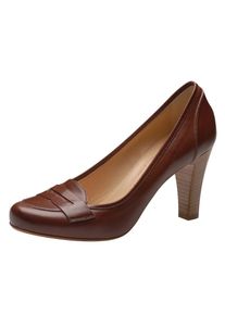Evita, Damen Pumps, Rostbraun