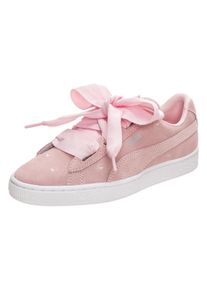 Puma, M&auml;dchen Sneaker 'Suede Heart Valentine', Rosa / Wei&szlig;