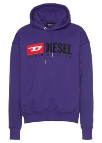 Diesel, Herren Hoodie 'S-Division', Aubergine