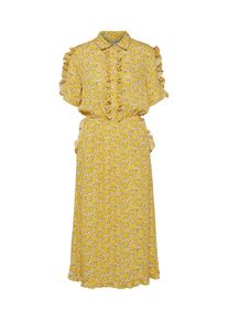 Vila, Damen Kleid, Beige / Hellbeige / Gelb