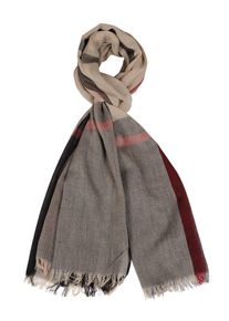 Silvio Tossi, Damen Schal, Beige / Grau / Pink / Weinrot