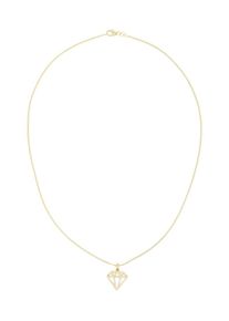 SO COSI, Damen Halskette 'Diamonds are a girl's best friend', Gold