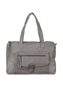 Pieces, Damen Handtasche, Grau