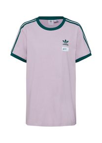 adidas originals, Damen Shirt '3 STRIPES TEE', Flieder / Schwarz