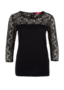 s.Oliver RED LABEL, Damen Shirt, Schwarz