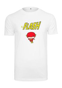 Mister Tee, Herren T-Shirt 'The Flash Comic', Gelb / Rot / Wei&szlig;