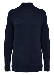 Selected Femme, Damen Oversize Strickpullover, Navy