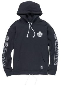 Element, Herren Kapuzenpullover 'Jump Pop', Schwarz / Wei&szlig;