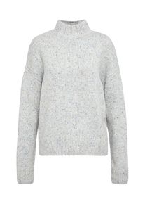 EDITED, Damen Pullover 'Liliana', Grau / Mischfarben