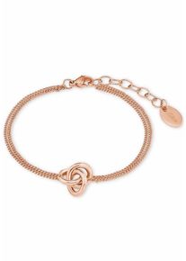 s.Oliver RED LABEL, Damen Armband 'Knoten, 2018574', Rosegold