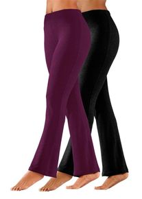Vivance, Damen Leggings, Beere / Schwarz