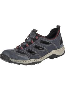 Rieker, Damen Halbschuhe, Blue Denim / Dunkelblau