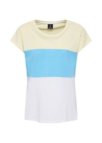 Sublevel, Damen Shirt, Blau / Gelb / Weiß