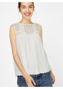 EDC by Esprit, Damen Bluse, Offwhite