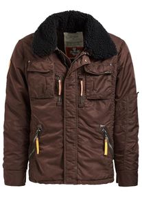 Khujo, Herren Jacke 'HAKAM', Braun / Schwarz