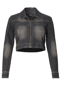 Supermom, Damen Jeansjacke 'Denim Black', Grey Denim