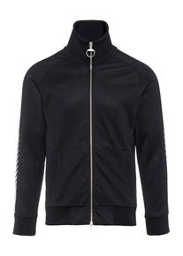 J. Lindeberg J.Lindeberg, Herren Trainingsjacke 'Tad Track VCT', Schwarz / Weiß