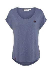 Naketano, Damen Shirt 'Falscher Smiley III', Blau