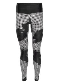 adidas Performance, Damen Tights 'Believe This Highrise Def Al', Grau / Schwarz / Weiß