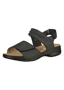 Rieker, Damen Sandalen, Nachtblau / Schwarz