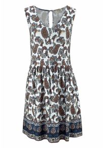 Boysen's BOYSEN'S, Damen Jerseykleid, Marine / Braun / Offwhite