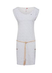 Ragwear, Damen Kleid 'TAG ZIG ZAG', Navy / Weiß