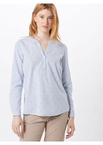 Tom Tailor Denim, Damen Bluse, Hellblau / Weiß