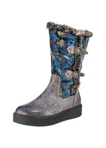 Laura Vita, Damen Winterstiefel, Kobaltblau / Flieder
