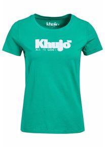 Khujo, Damen T-Shirt 'Brooke Logo', Jade