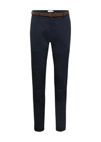 Pier One, Herren Hose 'Belted Chino', Dunkelblau