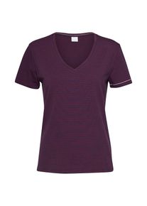 BOSS, Damen T-Shirt 'Tesens', Blau / Rot