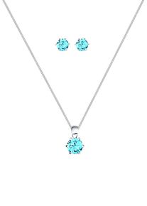 Elli, Damen Schmuckset, Hellblau / Silber