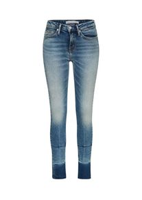 Calvin Klein Jeans, Damen Jeans 'CKJ 011 Mid Rise Skinny West Ankle', Blue Denim