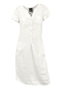 Heine, Damen Leinenkleid, Weiß