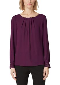 s.Oliver BLACK LABEL, Damen Chiffonbluse, Lila
