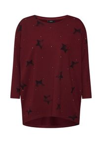 Only, Damen Sweatshirt 'RENE STAR 3/4 O-NECK SWT', Braun