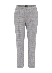 Broadway NYC FASHION, Damen Hose 'NEMI', Hellgrau / Schwarz