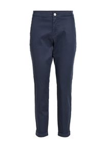 Vila, Damen Cropped Jeans, Dunkelblau