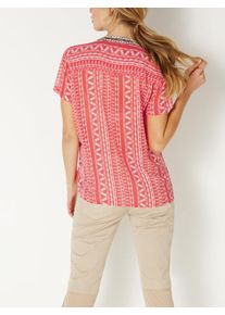 Sandwich, Damen Blouse, Rot / Wei&szlig;