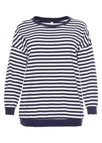 SheeGOTit, Damen Sweatshirt, Blau / Wei&szlig;