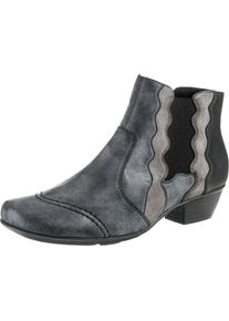 Rieker, Damen Boots, Grau / Dunkelgrau / Schwarz