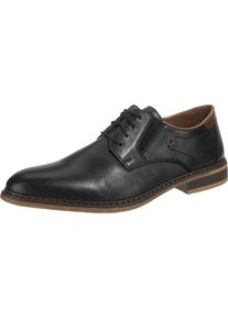 Rieker, Herren Schnürschuhe, Schwarz