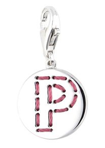 Esprit, Damen Charm Letter P, Altrosa / Silber