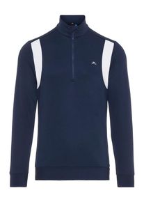 J. Lindeberg J.Lindeberg, Herren Sweatjacke, Navy / Wei&szlig;