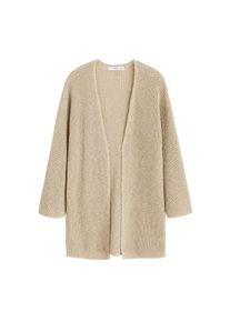Mango, Damen Strickjacke 'Planeta', Hellbeige
