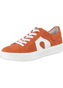 JOLANA & FENENA JOLANA & FENENA, Damen Sneakers 'Trump', Dunkelorange / Wei&szlig;