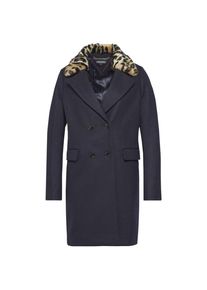 Tommy Hilfiger, Damen Mantel 'CLARISSA DB WOOL COAT', Nachtblau