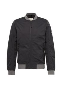 Tom Tailor Denim, Herren Bomberjacke, Graumeliert / Schwarz