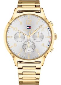 Tommy Hilfiger, Damen Multifunktionsuhr, Gold