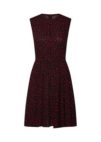 Review, Damen Kleid 'MINI SLIT DR AOP', Rot / Schwarz